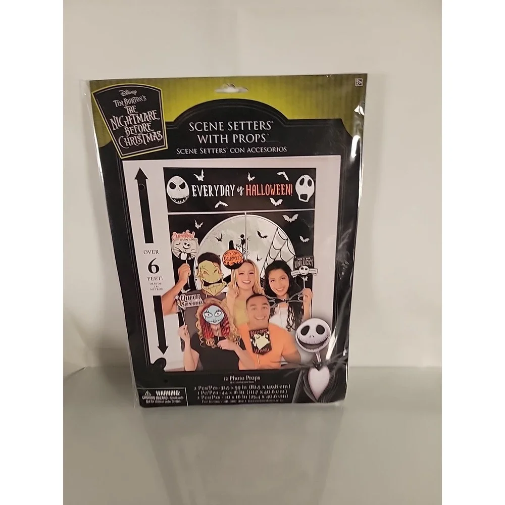 Nightmare Before Christmas Party Selfie Social Media Halloween Prop Facebook Kit